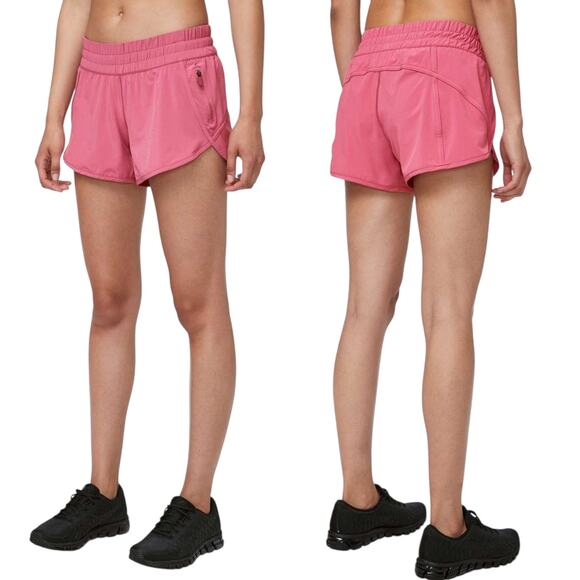 Lululemon Tracker Short V *4" Size 12 Lush Pink Swiftly Running Athletic Track - Picture 1 of 11